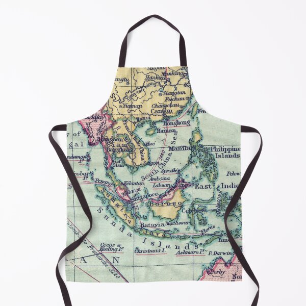 Item preview, Southeast Asia - Vintage Map designed and sold by Lidra Zehcnas.