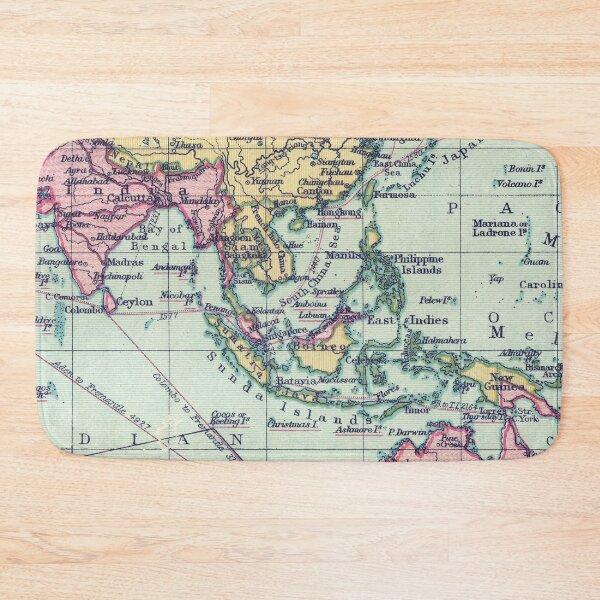 Item preview, Southeast Asia - Vintage Map designed and sold by Lidra Zehcnas.