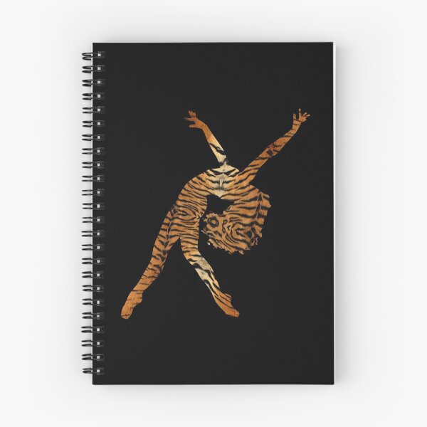 Item preview, LYRICAL BALLET - TIGER TEXTURE - BALLERINA SILHOUETTE designed and sold by KoolDsignsDANCE.