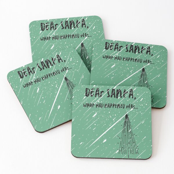 Item preview, Dear Santa, What had happened - (Modern Black Tree with Snow) designed and sold by TumbleCreek.