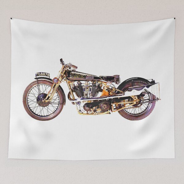 Item preview, VINTAGE MOTORCYCLE designed and sold by JohnLowerson.