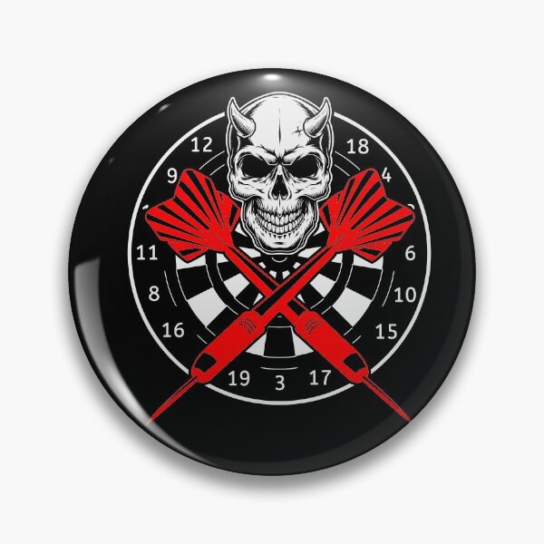 Artikelvorschau, Dart Spieler TotenkopT Shirt Geschenk entworfen und verkauft von Timcito.
