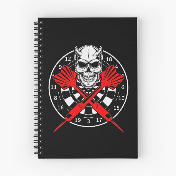 Artikelvorschau, Dart Spieler TotenkopT Shirt Geschenk entworfen und verkauft von Timcito.