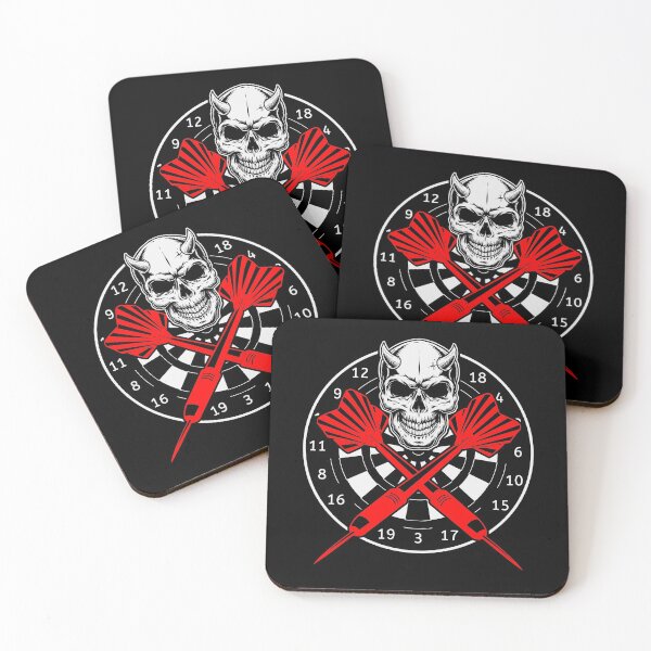 Artikelvorschau, Dart Spieler TotenkopT Shirt Geschenk entworfen und verkauft von Timcito.