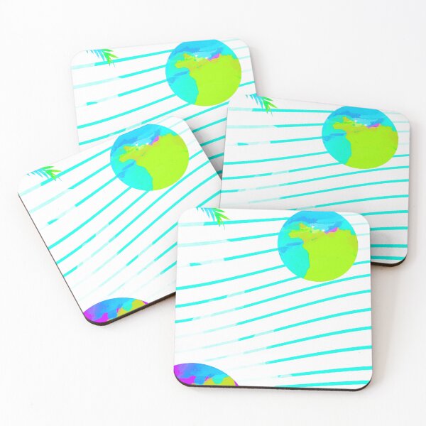 Item preview, blue sky and planets stripes pattern designed and sold by flwy-design.