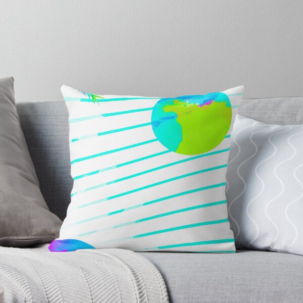 Item preview, blue sky and planets stripes pattern designed and sold by flwy-design.