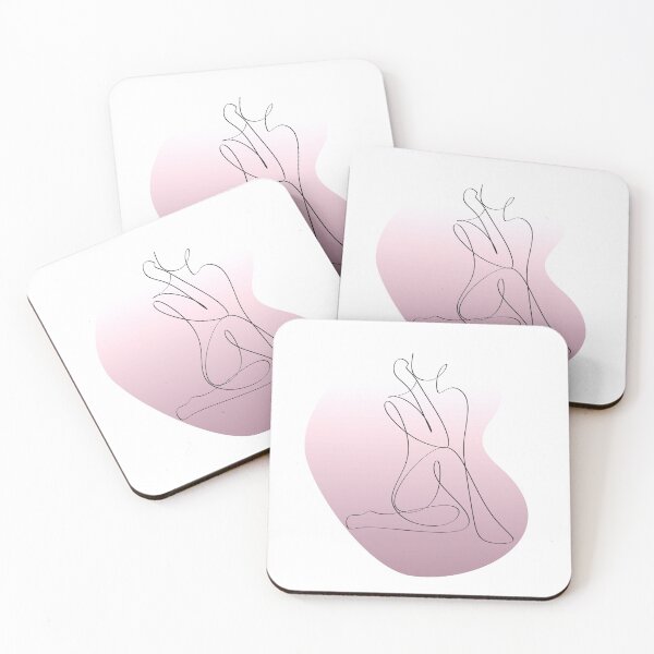 Item preview, Abstract Sitting Body - Blush designed and sold by A Fabulous Production.