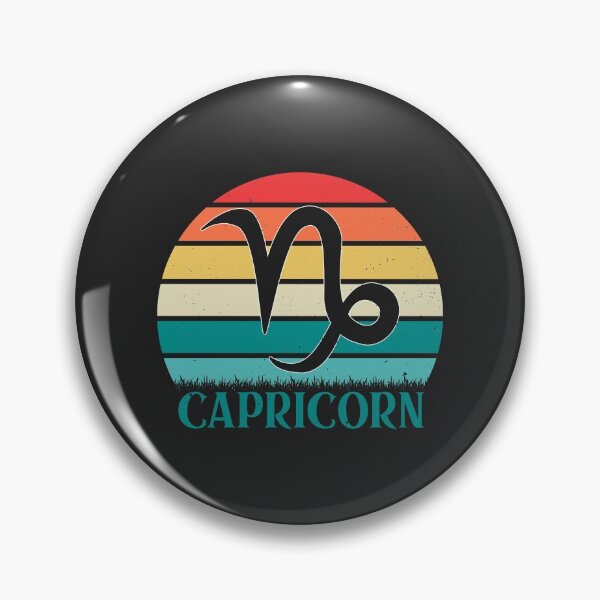 Item preview, Retro Vintage Zodiac Sign - Capricorn designed and sold by WilliamsonMedia.