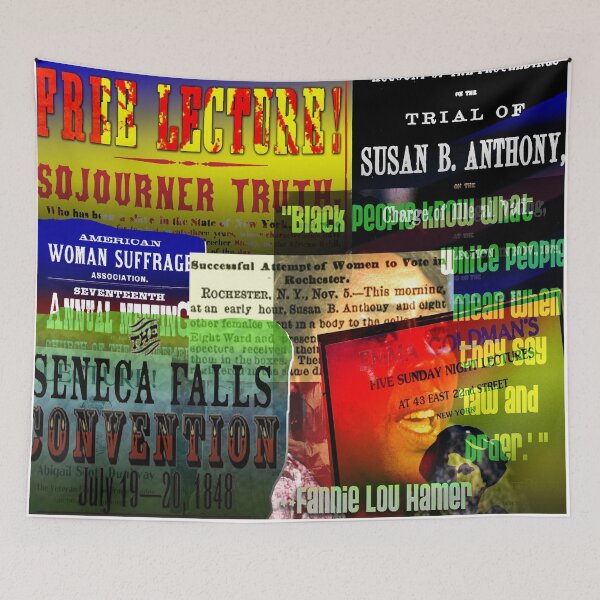 Item preview, Womens' Political Collage designed and sold by Ellen Turner.
