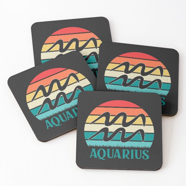 Item preview, Retro Vintage Zodiac Sign - Aquarius designed and sold by WilliamsonMedia.