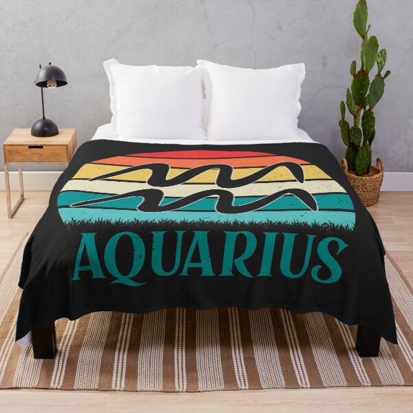 Item preview, Retro Vintage Zodiac Sign - Aquarius designed and sold by WilliamsonMedia.
