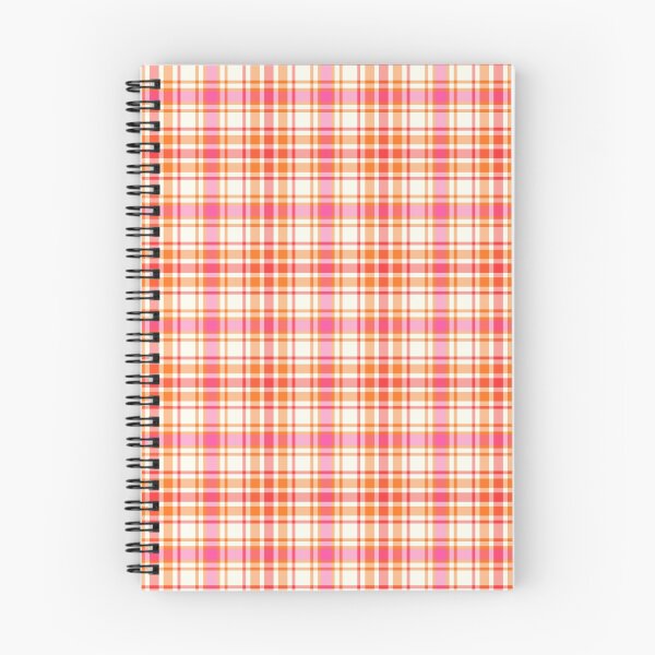 Artikelvorschau, Orange und Pink Plaid entworfen und verkauft von plaidwerx.