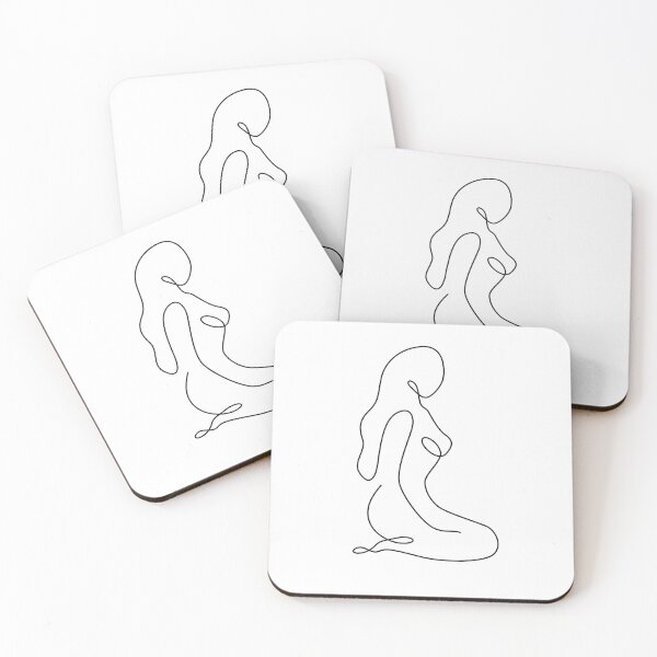 Item preview, Abstract Kneeling Woman - Charcoal designed and sold by A Fabulous Production.