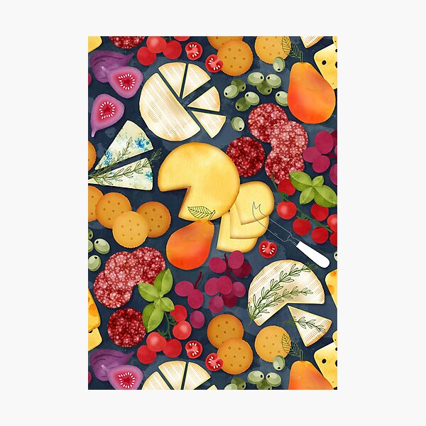 Item preview, Cheese and fruit platter designed and sold by adenaJ.