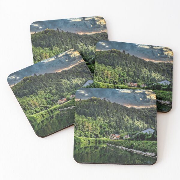 Item preview, Little village on the Marne Canal designed and sold by Ann Biddlecombe.