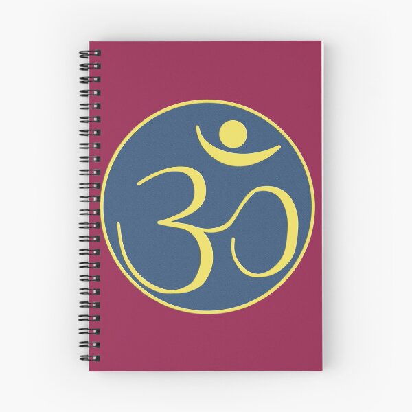 Item preview, OM Logo - Yellow on Blue designed and sold by Fractal Journeys, etc. .