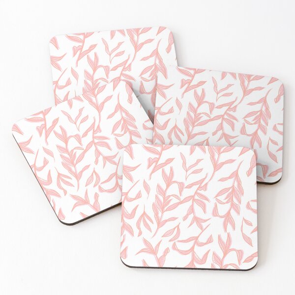 Item preview, Pink Tropical Leaves designed and sold by Courtlandia.