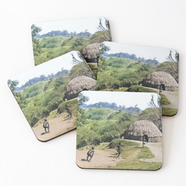 Item preview, Colorized Zulu children playing designed and sold by JerryFrank.
