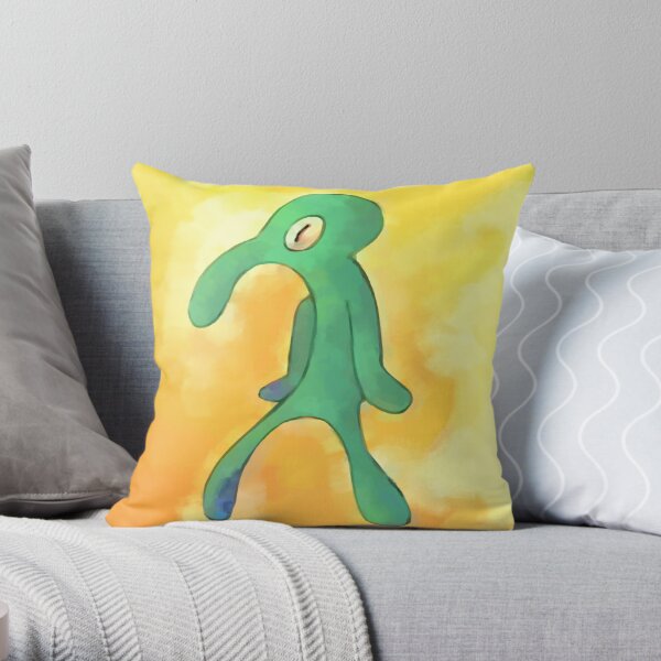 High Res Bold and Brash Repaint Throw Pillow