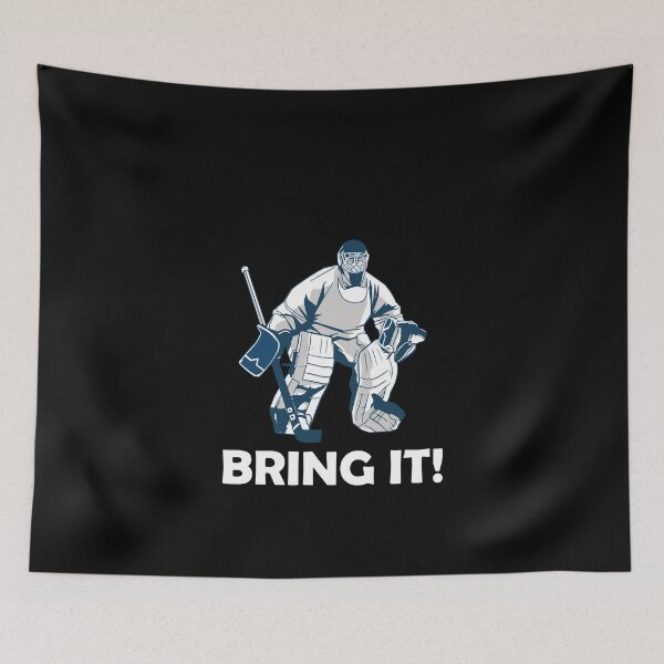 Item preview, Bring It- Ice Hockey Goalie designed and sold by PaulPolygonart.