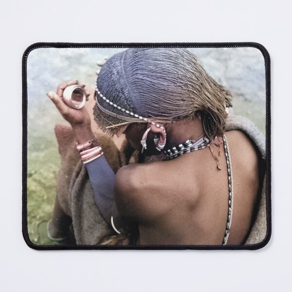 Item preview, Colorized Kenya Maasai Warrior Moran designed and sold by JerryFrank.