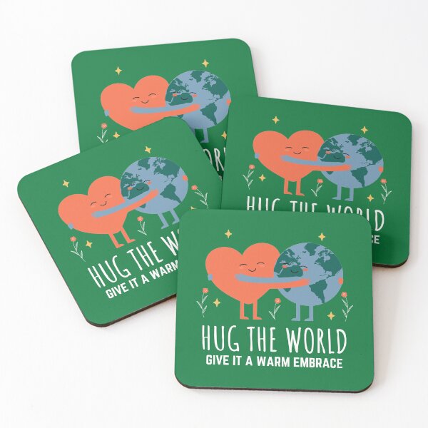 Item preview, Hug The World Give It A Warm Embrace - Funny Hug Life Thug Life Earth Lover Quotes designed and sold by thecooltable.