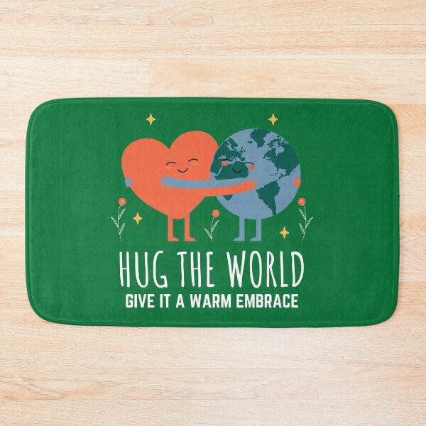 Item preview, Hug The World Give It A Warm Embrace - Funny Hug Life Thug Life Earth Lover Quotes designed and sold by thecooltable.