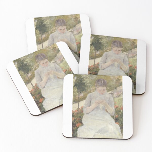 Item preview, 'Girl In Garden' by Cassatt (Reprint) designed and sold by Classic Visions Gallery.