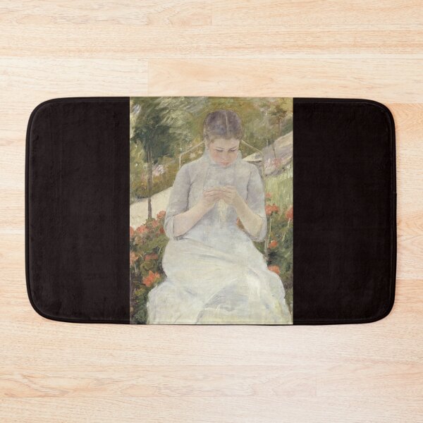 Item preview, 'Girl In Garden' by Cassatt (Reprint) designed and sold by Classic Visions Gallery.