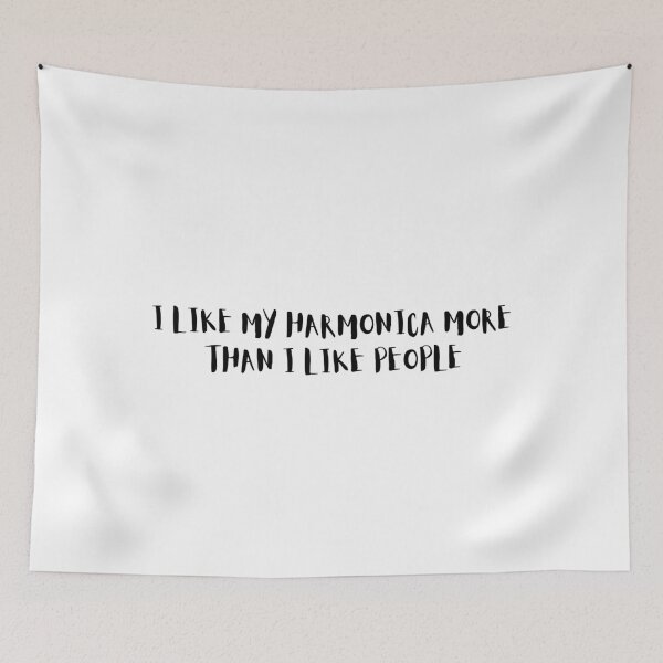 Item preview, I Like My Harmonica More Than I Like People designed and sold by choceclairs.