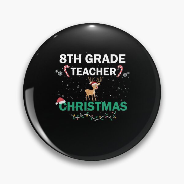 Item preview, 8th Grade Teacher Christmas designed and sold by imaneless.