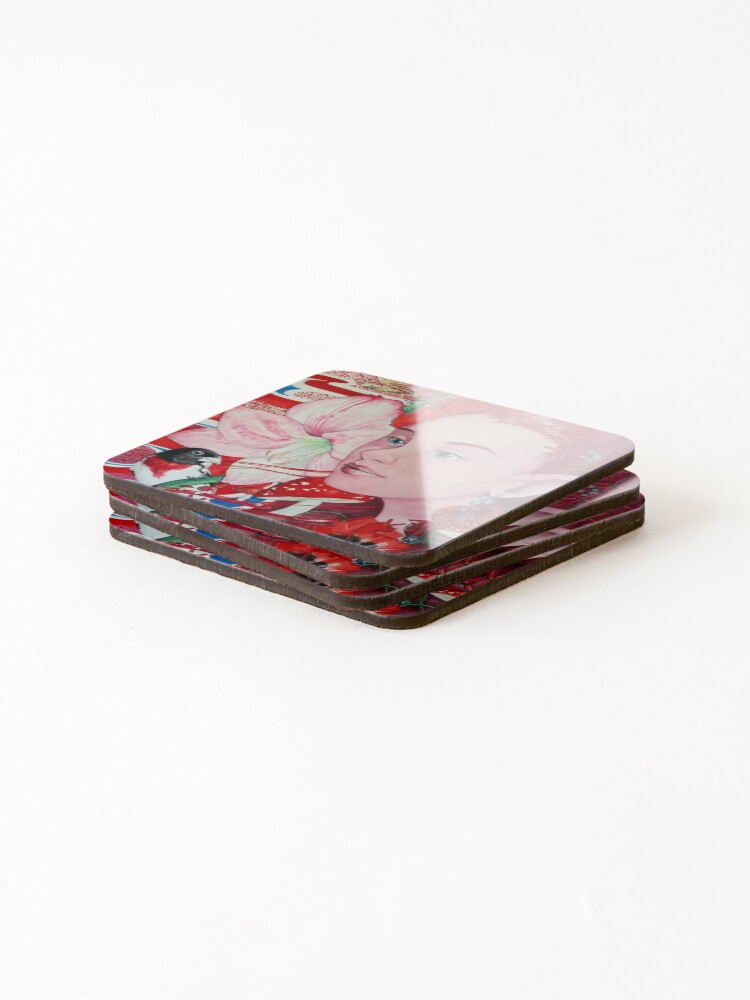 Thumbnail 4 of 5, Coasters (Set of 4), RED designed and sold by Inverce.