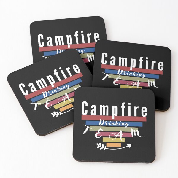 Item preview, Campfire Drinking Team : Funny Engraved Camping Tumbler designed and sold by Abstract-Shop-0.