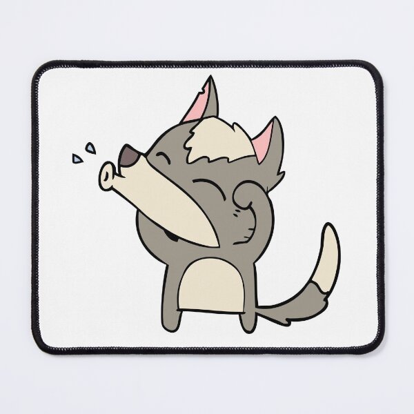 Item preview, Cute Cartoon Wolf Howling designed and sold by NoSpecialShop.