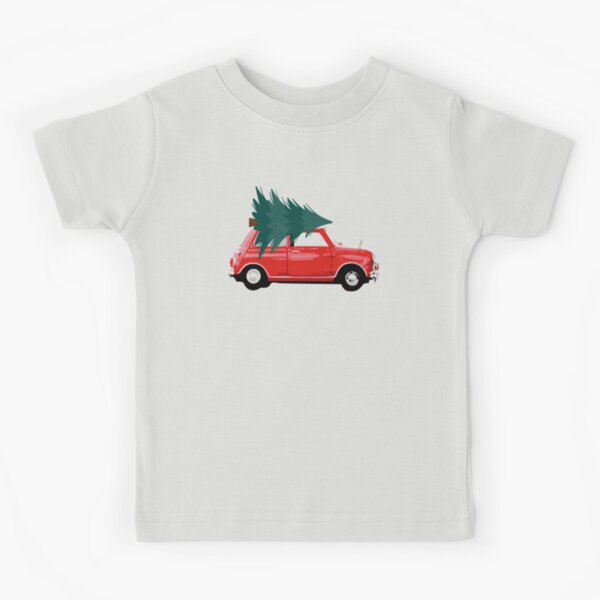 Vintage Car Carrying Christmas Tree Atlanta Falcons Merry Christmas T-Shirt  - TeeNavi