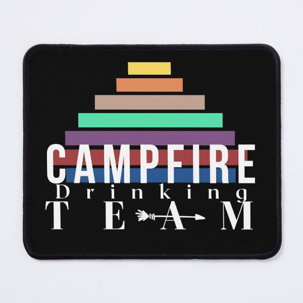 Item preview, Campfire Drinking Team : Funny Engraved Camping Tumbler designed and sold by Abstract-Shop-0.