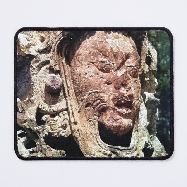 Item preview, Colorized Vintage photo of a Mayan Stela at Copán designed and sold by JerryFrank.