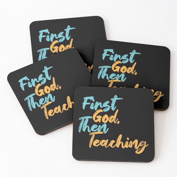 Item preview, First God Then Teaching designed and sold by Creatively Torn.
