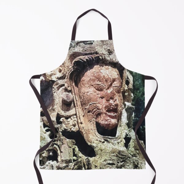 Item preview, Colorized Vintage photo of a Mayan Stela at Copán designed and sold by JerryFrank.