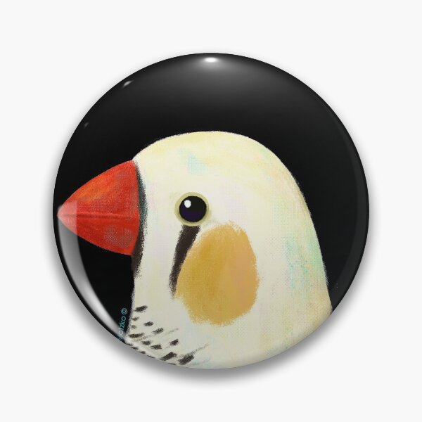 Item preview, Chestnut Flanked Zebra Finch Bird designed and sold by julianamotzko.