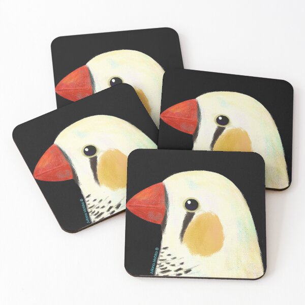Item preview, Chestnut Flanked Zebra Finch Bird designed and sold by julianamotzko.