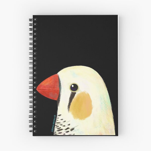 Item preview, Chestnut Flanked Zebra Finch Bird designed and sold by julianamotzko.