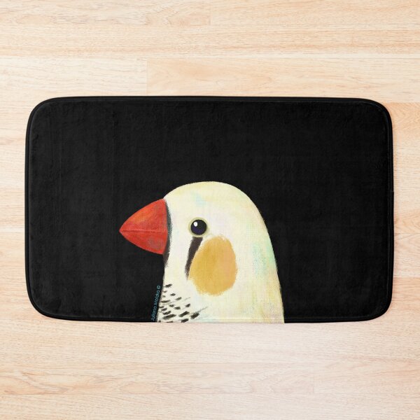Item preview, Chestnut Flanked Zebra Finch Bird designed and sold by julianamotzko.