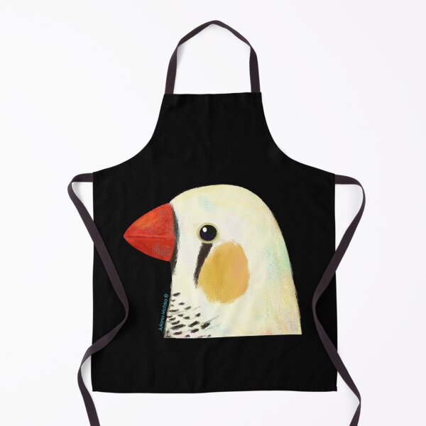 Item preview, Chestnut Flanked Zebra Finch Bird designed and sold by julianamotzko.