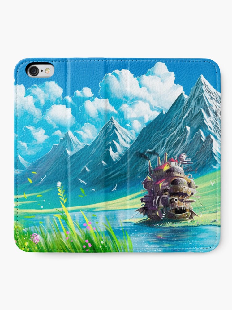 Alternate view of Castle and Lake iPhone Wallet