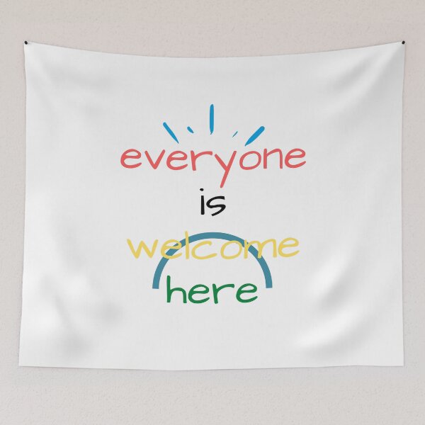 Item preview, Everyone is welcome here designed and sold by Hoffman-Design.