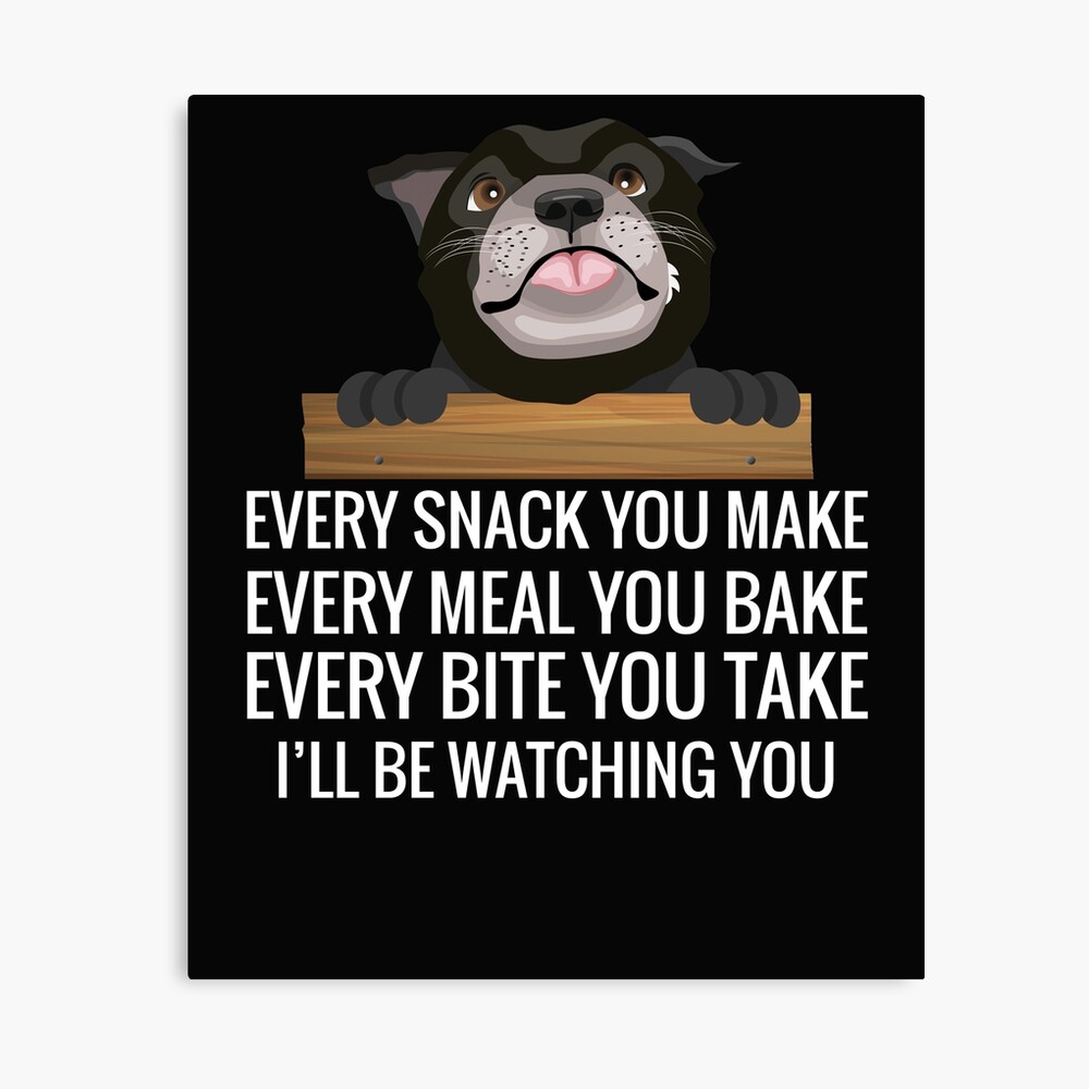Every Bite You Take Ill Be Watching You Disponibile in 2 Diverse Misure. Every Meal You Bake Targa in Legno a Tema Cane: Every Snack You Make Pam9877ga