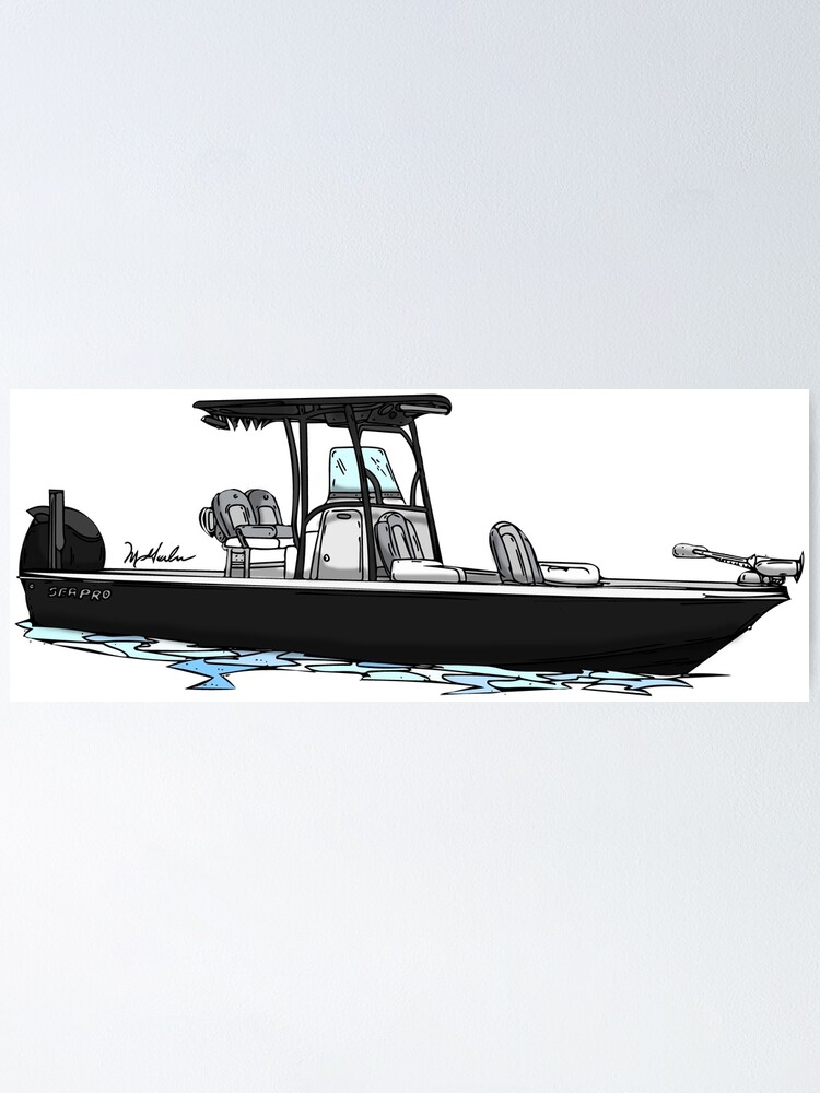 Sea Vee Boat Sticker for Sale by Michael Garber