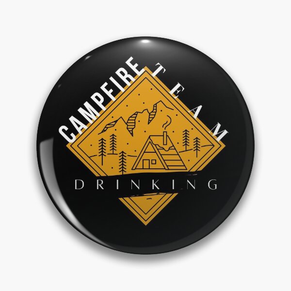 Item preview, Campfire Drinking Team : Funny Engraved Camping Tumbler designed and sold by Abstract-Shop-0.