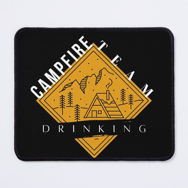 Item preview, Campfire Drinking Team : Funny Engraved Camping Tumbler designed and sold by Abstract-Shop-0.